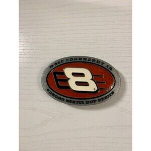 Dale Earnhardt Jr Belt Buckle NASCAR Nextel Cup Series 2004 Silver Metal 4” VTG